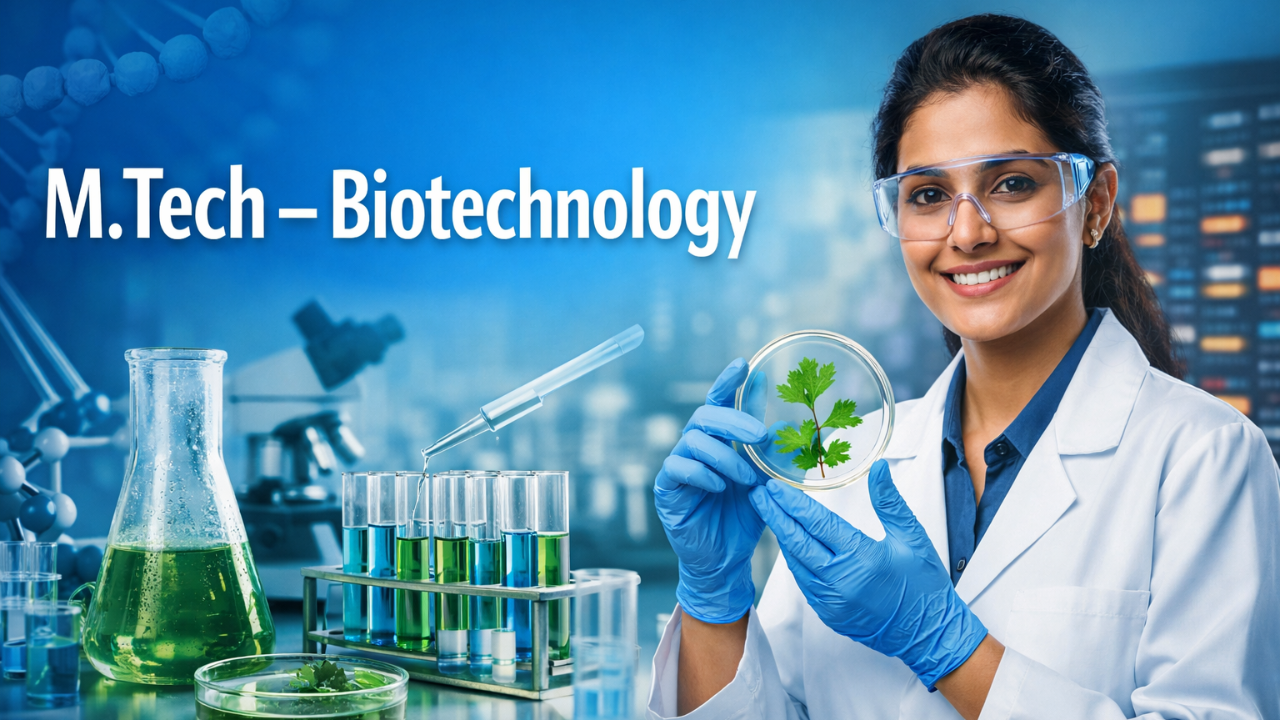 M.Tech – Biotechnology